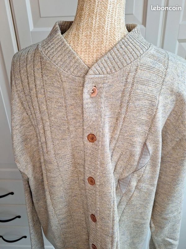 Gilet En Soie Beige Soie Pour Soi - Taille XL - Neuf Avec étiquette (prix D'origine 52,95 €)
