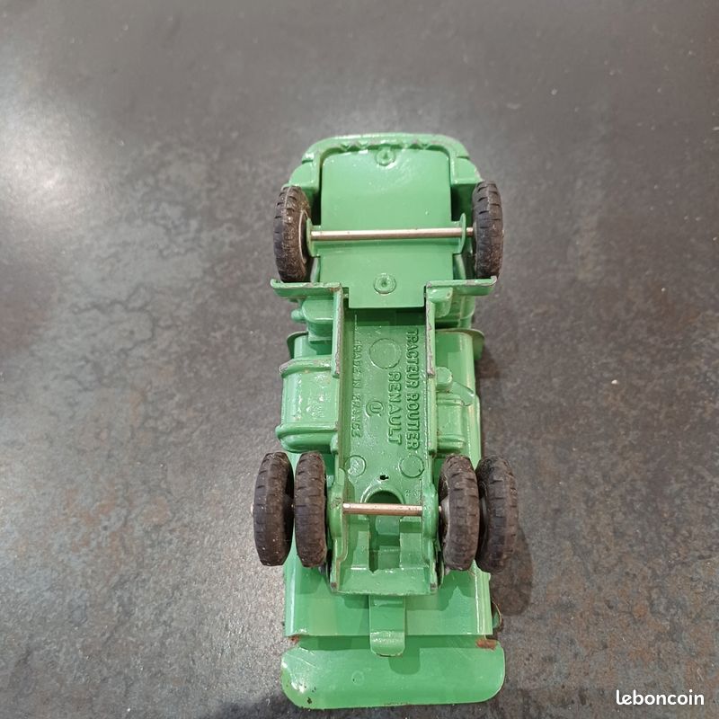 Camion Benne CIJ Renault Miniature Années 30 - Métal Peint - Pièce Rare Train Avant