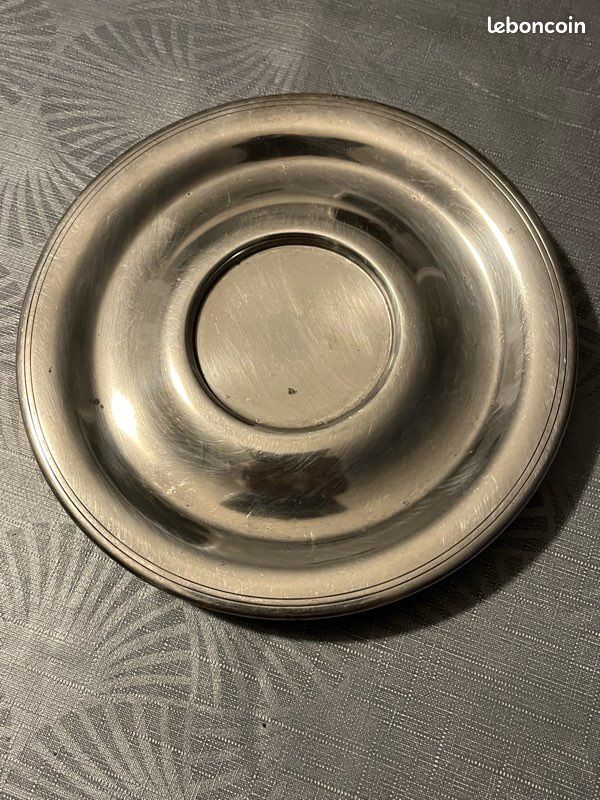 Plat en Métal argenté poinçon St Hilaire ART DÉCO 32cm | eBay