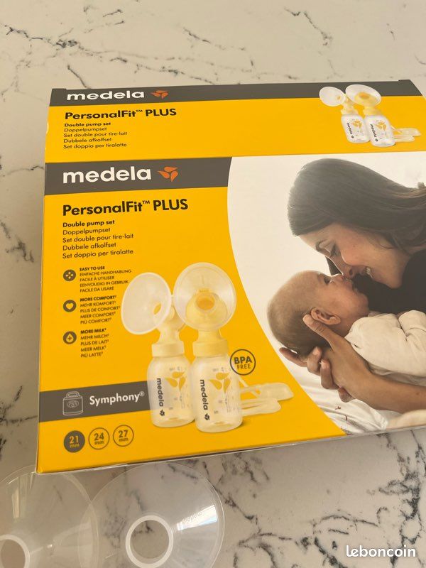 PersonalFit PLUS de medela set double pour tire-lait Symphony, taille S (image 3)