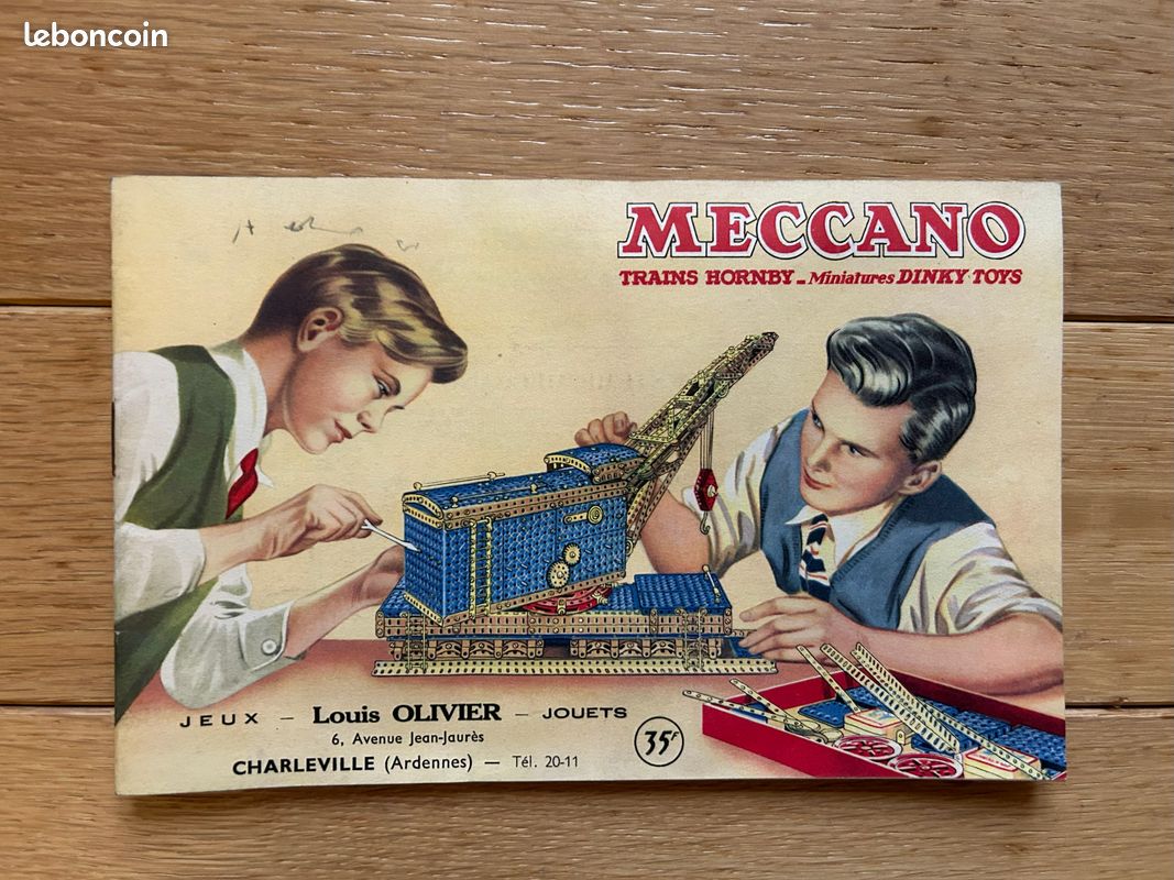 Catalogue / Affiche Meccano Original De 1935 – 40x29cm – Bon état Vintage