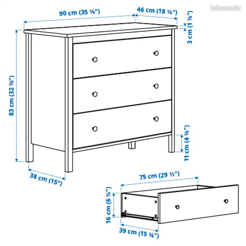 Commode IKEA KOPPANG (image 3)