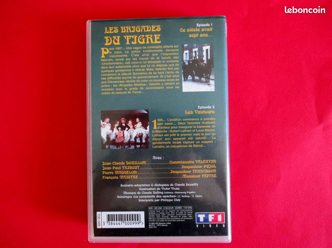 VHS les brigades du tigre (image 2)