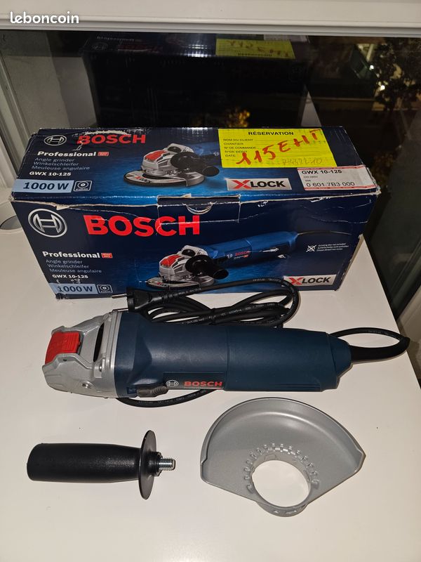 [NEUF] Meuleuse d'angle Bosch Professional GWX 10-125 X-LOCK (1000W - 125mm) (image 3)