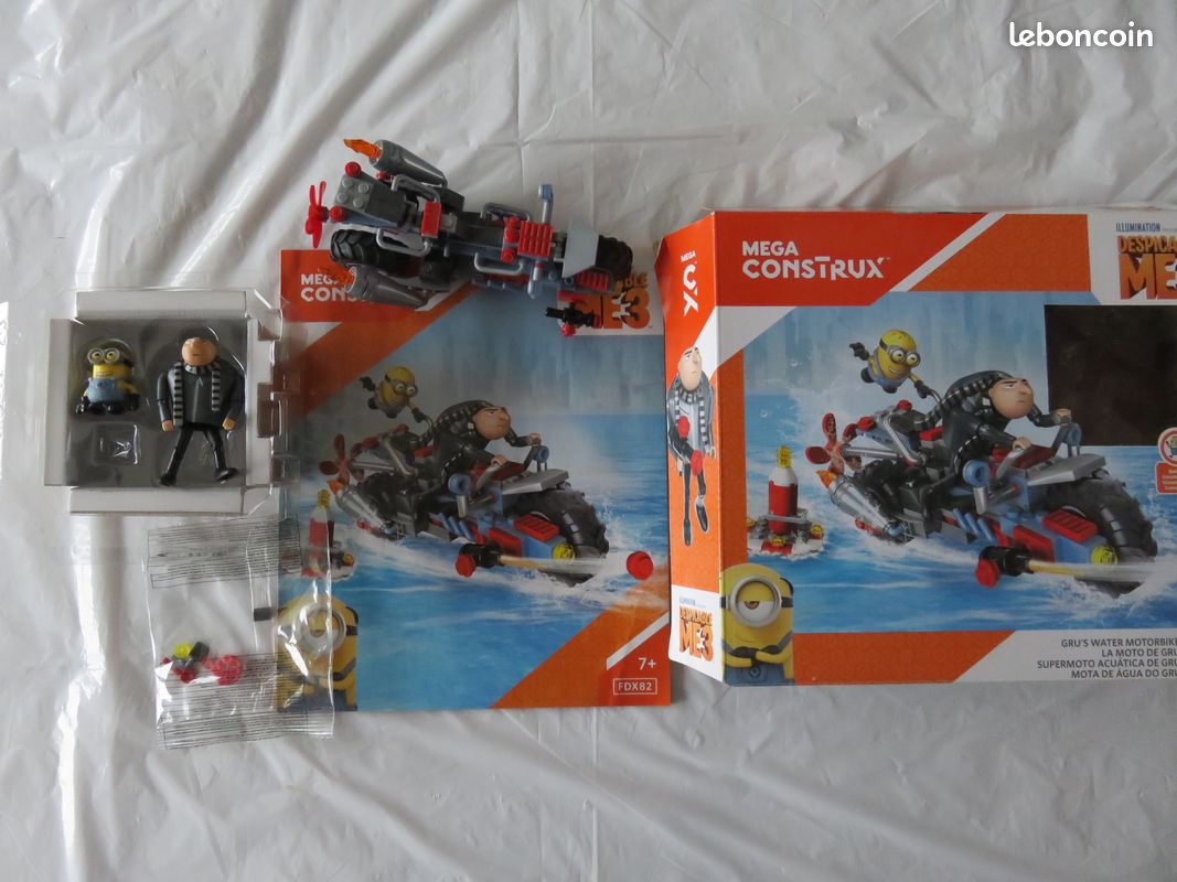 Mega Construx La moto de Gru Gru's Water Motorbike Jeux Jouets