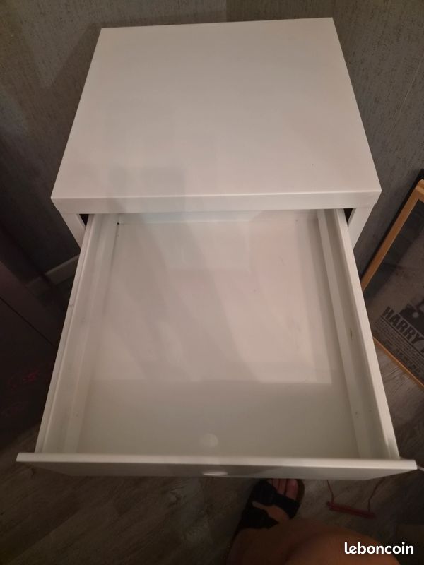 Caisson de bureau 3 tiroirs blanc BUT (image 7)