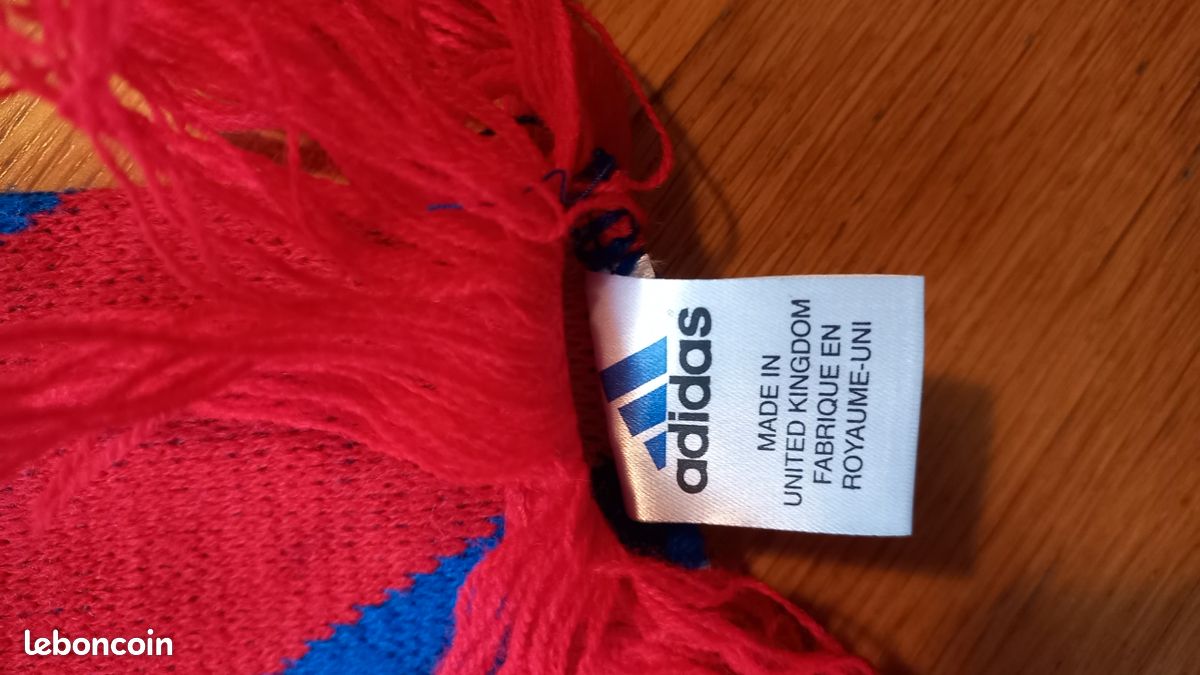 Écharpe Tricotée Roumanie – Supporter Football, 145x18 Cm, Polyester, Rouge, Souvenir Coupe Du Monde, Cadeau Fan