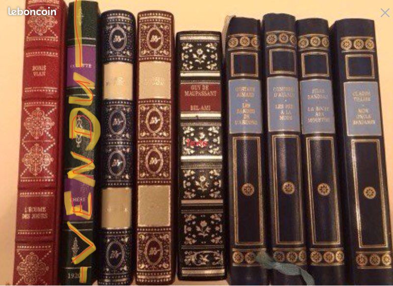 Lot de 8 livres reliés (image 1)