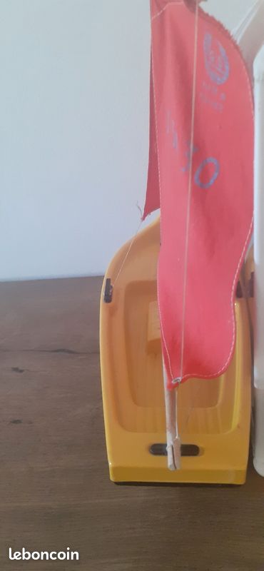 Bateau de bassin plastique jouet 1970 (image 4)