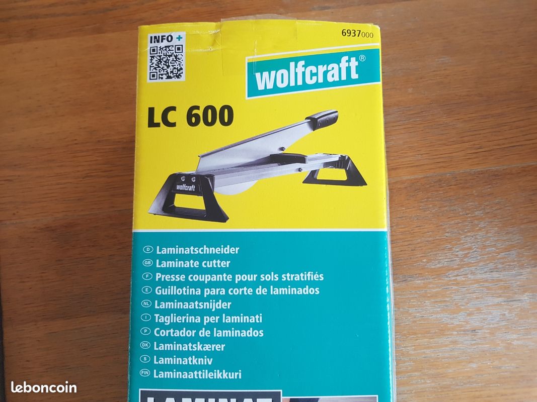 Presse coupante pour sols stratifiés Wolfcraft LC600 (image 1)
