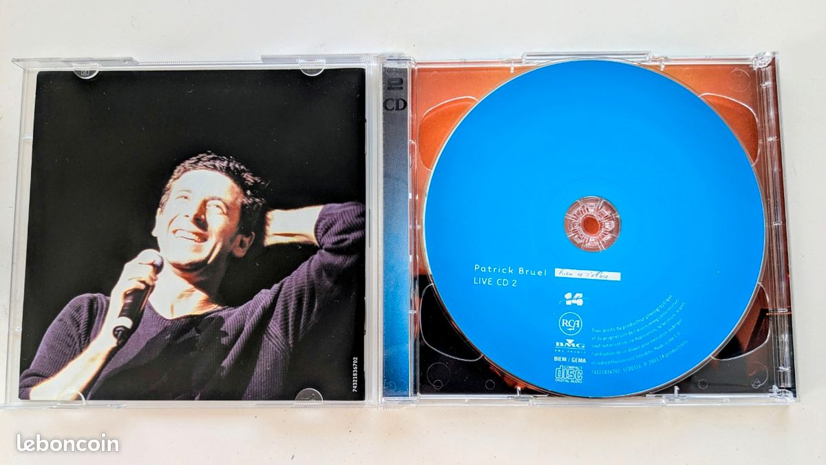 Patrick Bruel live double CD (image 4)