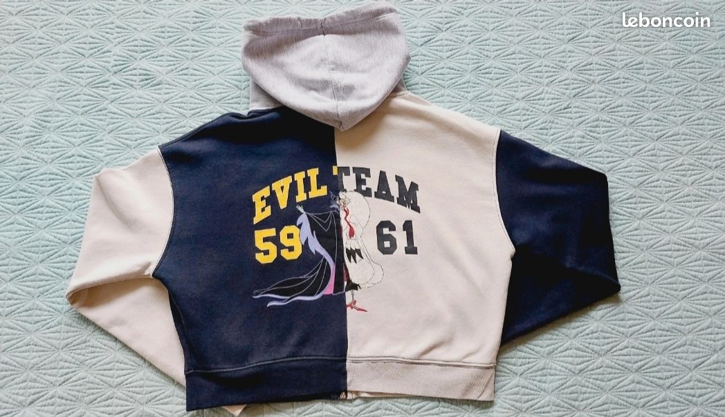 Disney Jennyfer Jennyfer Sweat Veste Eva Queen Sweat Crop Top