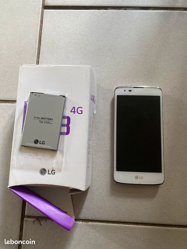 Smartphone LG K8 2017 - 16 Go, Couleur Gris - Occasion, Fonctionne Parfaitement