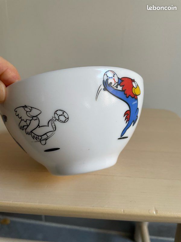 Bol/coupelle Footix Coupe Du Monde 98 – Porcelaine Apilco, édition Licence