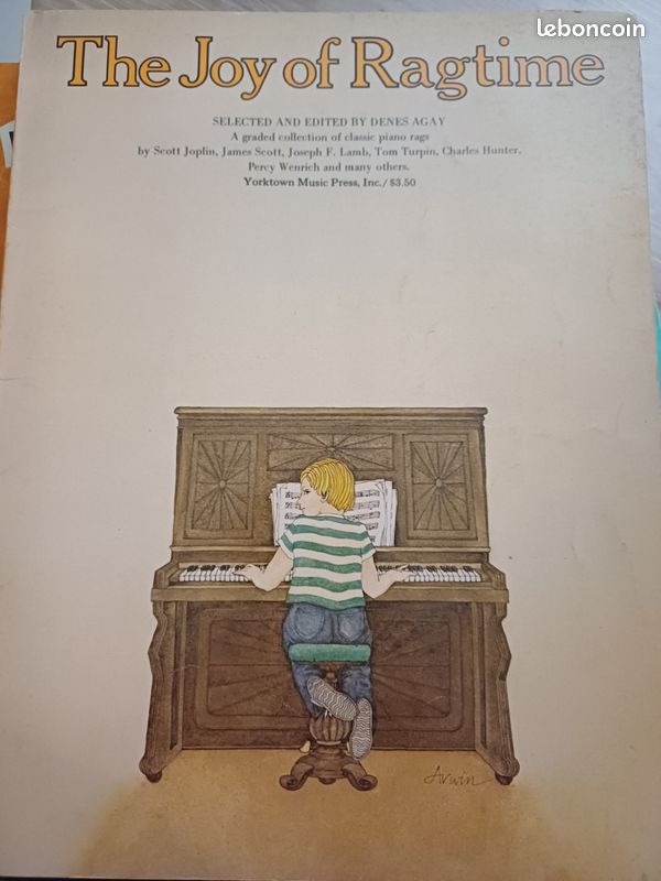 Recueil Partition The Joy Of Ragtime - CD - Musique