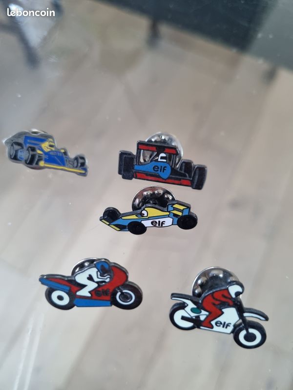 Pin's publicitaires moto formule1 ELF et ELF AQUITAINE (image 2)
