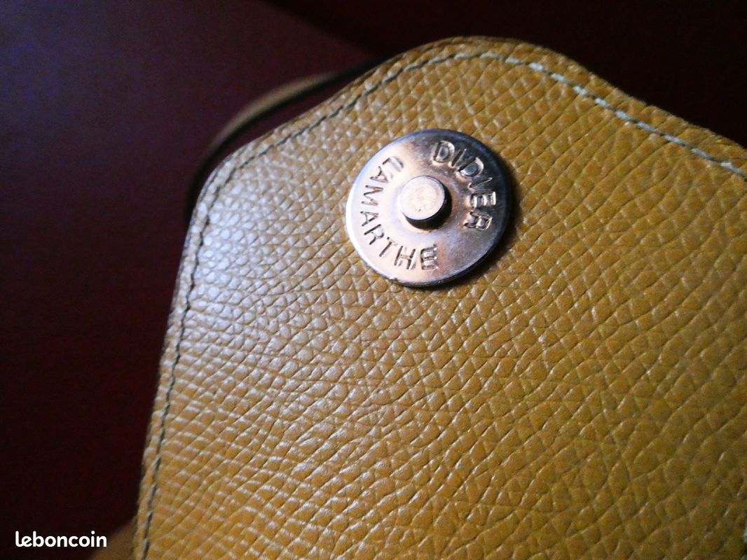 Sac à main jaune Didier Lamarthe vintage (image 6)
