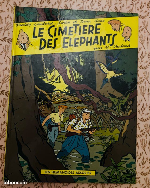 Bd yves chaland/ freddy lombard le cimetière des éléphants be (image 1)