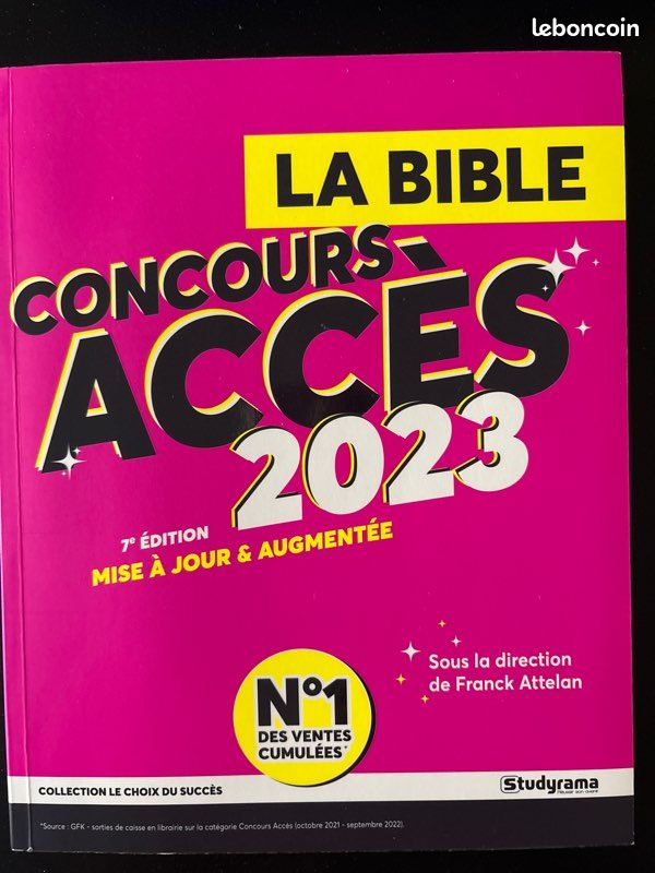 La Bible Concours Accès 2023 (image 2)
