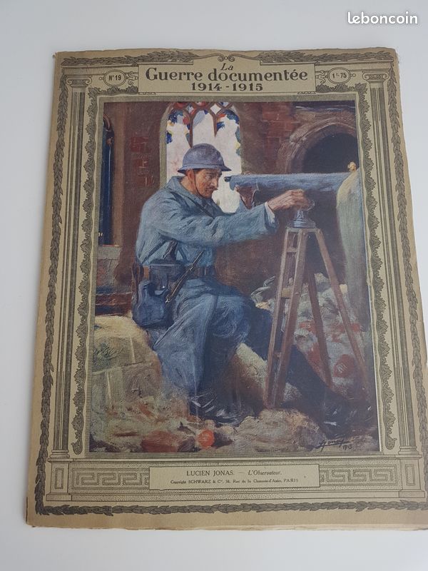La guerre documentée de 1914-1915 N°18 et N°19 . Librairie Schwarz & Cie (image 2)