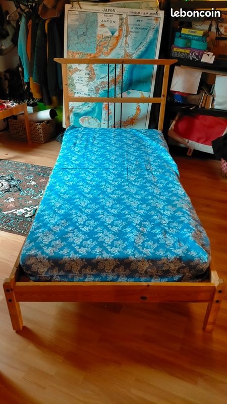 Lit Ikea et matelas une place (image 2)