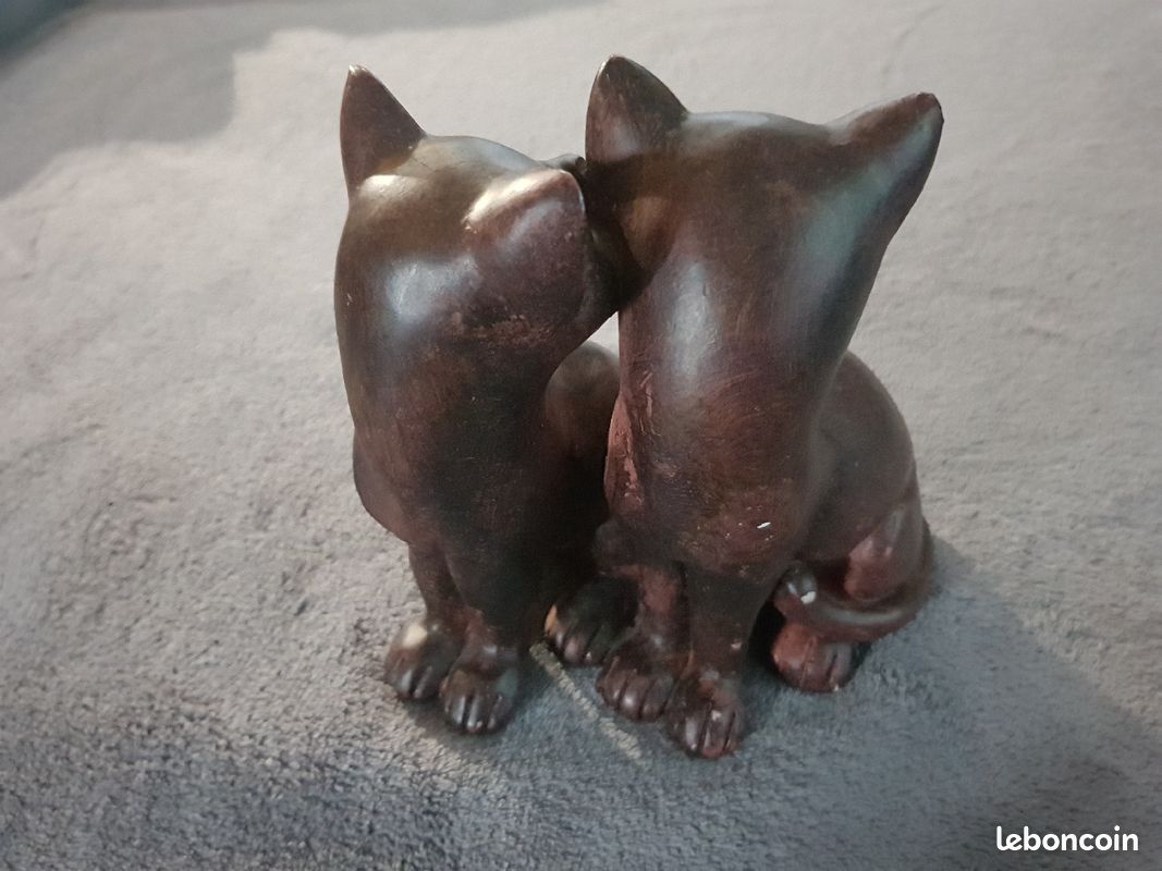 Chats en bois (image 2)