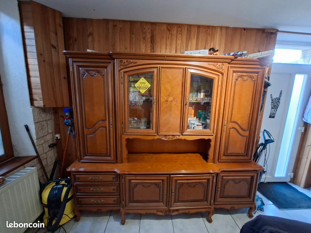 Meuble Buffet/living en merisier massif (image 1)
