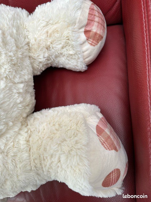 Peluche ours XXL une marron et l’autre beige (image 3)