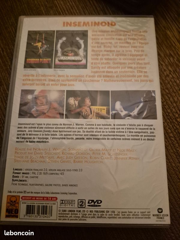 Inseminoid dvd (image 2)