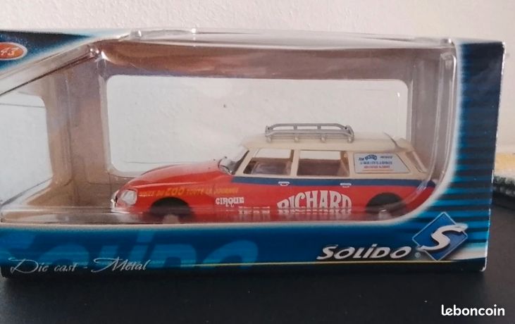 Norev 1/43 - Citroën ID Break 1957 - Thème Cirque Pinder - Jaune - Collection - Neuve