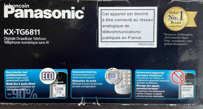 Téléphone sans fil neuf panasonic (image 2)