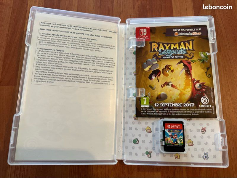 Jeu switch Mario et les lapins crétins kingdom battle COMME NEUF (image 3)