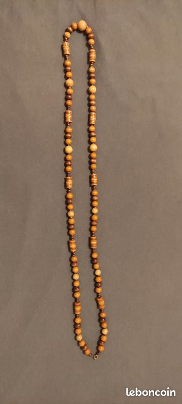 Collier bois 45cm neuf (image 3)