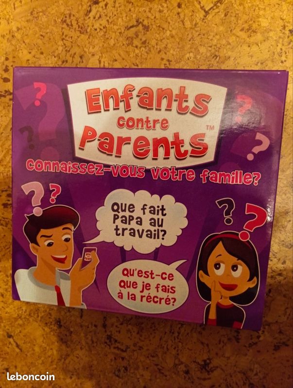 Jeu de société enfants contre parents (image 1)