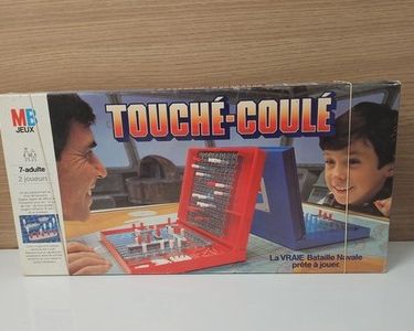 Jeu Bataille Navale MB Vintage 1985 - Touché Coulé, Complet Et En Bon état