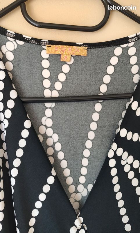 Robe sans manches avec chaîne en fil de fer - Pour enfant - Imprimé à pois - Fleurs - Pour fille - Princesse - Robe pour bébé fille, f, 4-5 ans
