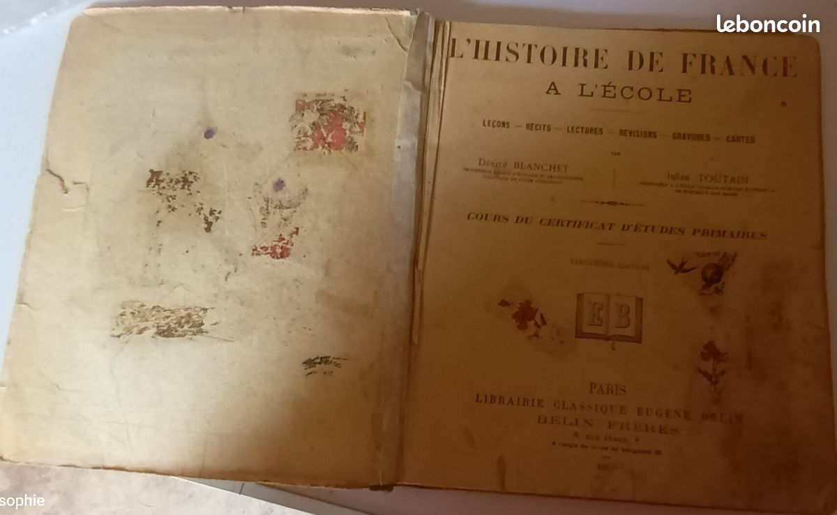 Livre 1910 anciens l'histoire de france a l'ecole (image 5)