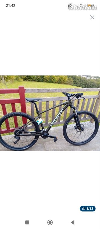 Destockage VTT giant talon taille M Vélos