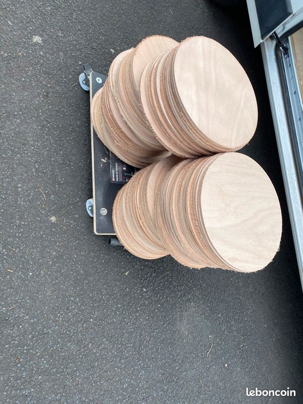 Vends rond bois Cp 8mm oukoumé. Dia 34,6cm (image 2)