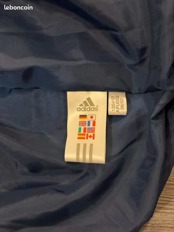 Doudoune / Manteau Vintage Adidas OM Olympique de Marseille 2002 | Taille L (image 11)