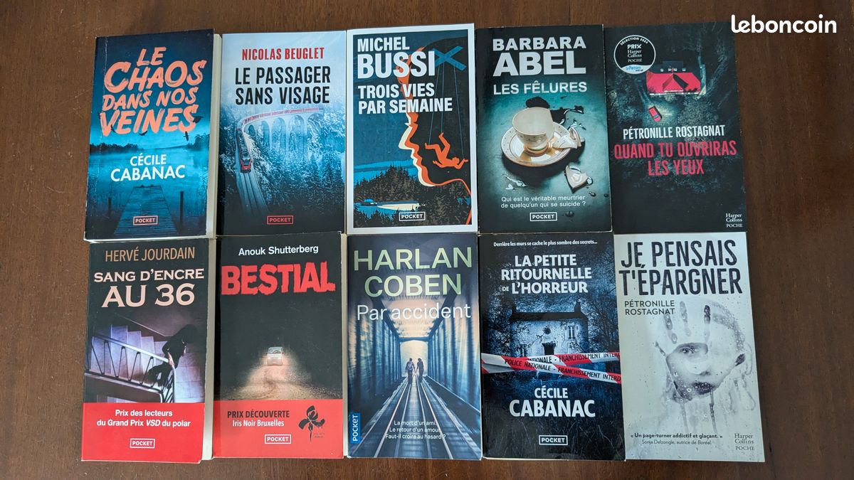 Livre de poche POLICIER ou THRILLER (image 2)