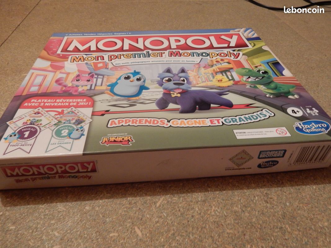 Jeux de société (monopoly, labyrinthe, hophop galopons, croque carottes, qui est ce) (image 4)