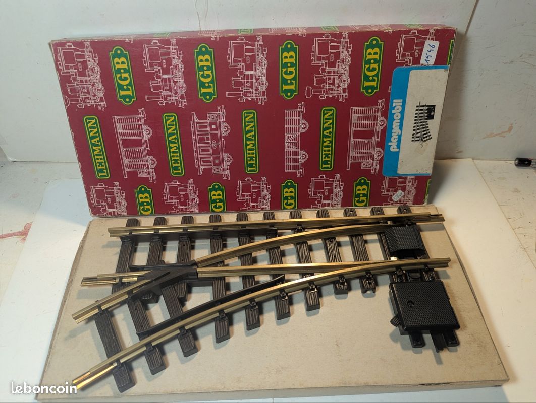 Lot de Rails Droits + Courbes + Aiguillages + Croisement TRAIN JEP O