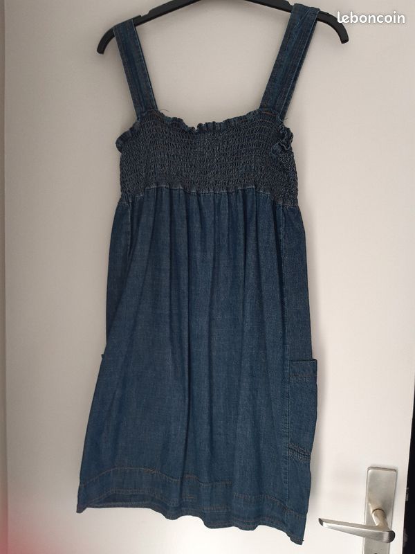 Robe tunique en jeans T.36.38 (image 2)
