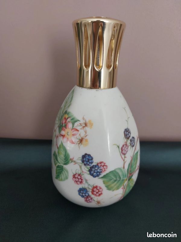 Lampe Berger En Porcelaine De Limoges (multicolore, Diffuseur De Parfum, Fabrication Française)