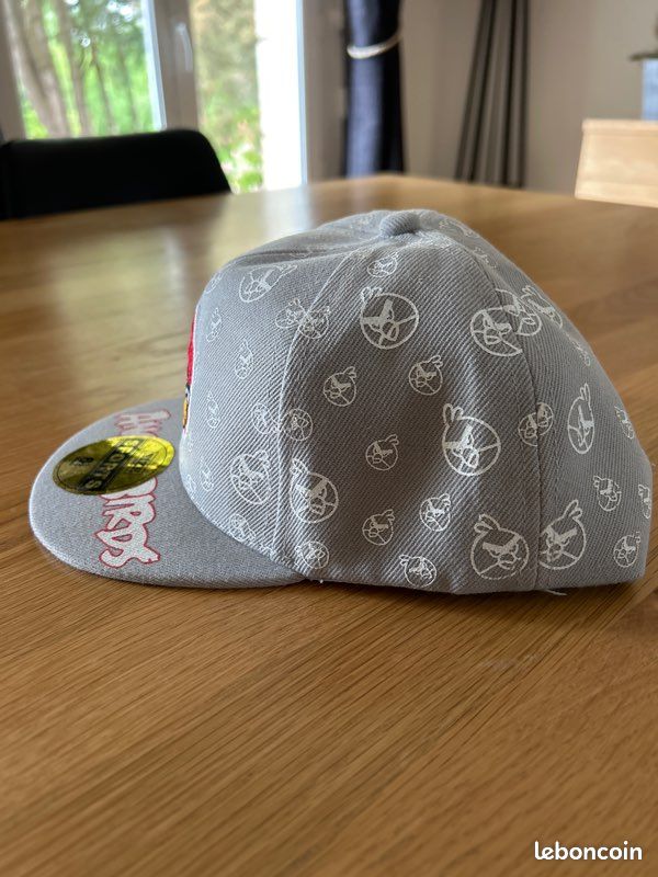 Casquette Enfant Noir Fleurs et Oiseaux Firebirds à partir de 7 ans