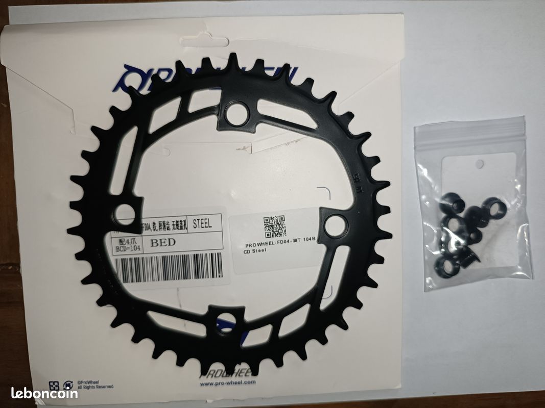 Plateau VTT Mono Shimano Deore CR-M6100 12v 30t Direct-Mount noir - Partie cycle vélo sur La