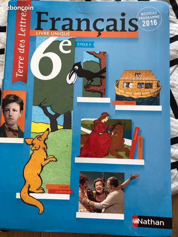 Livre Français collège 6ième Nathan (image 1)
