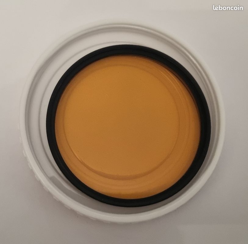 GES Filtre à lentille jaune Filtre de contraste d'objectif de caméra