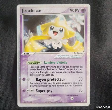 Carte Pokmon jirachi ex - Collection